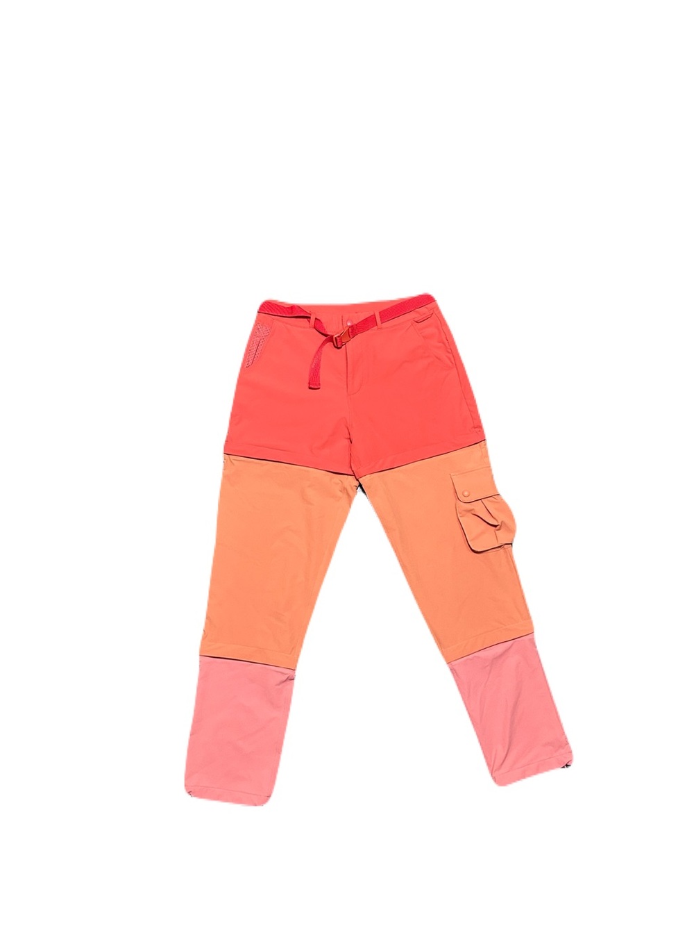 Outdoor Voices RecTrek Zip-Off Pants Shorts Cargo Hiking Color Block Womens M